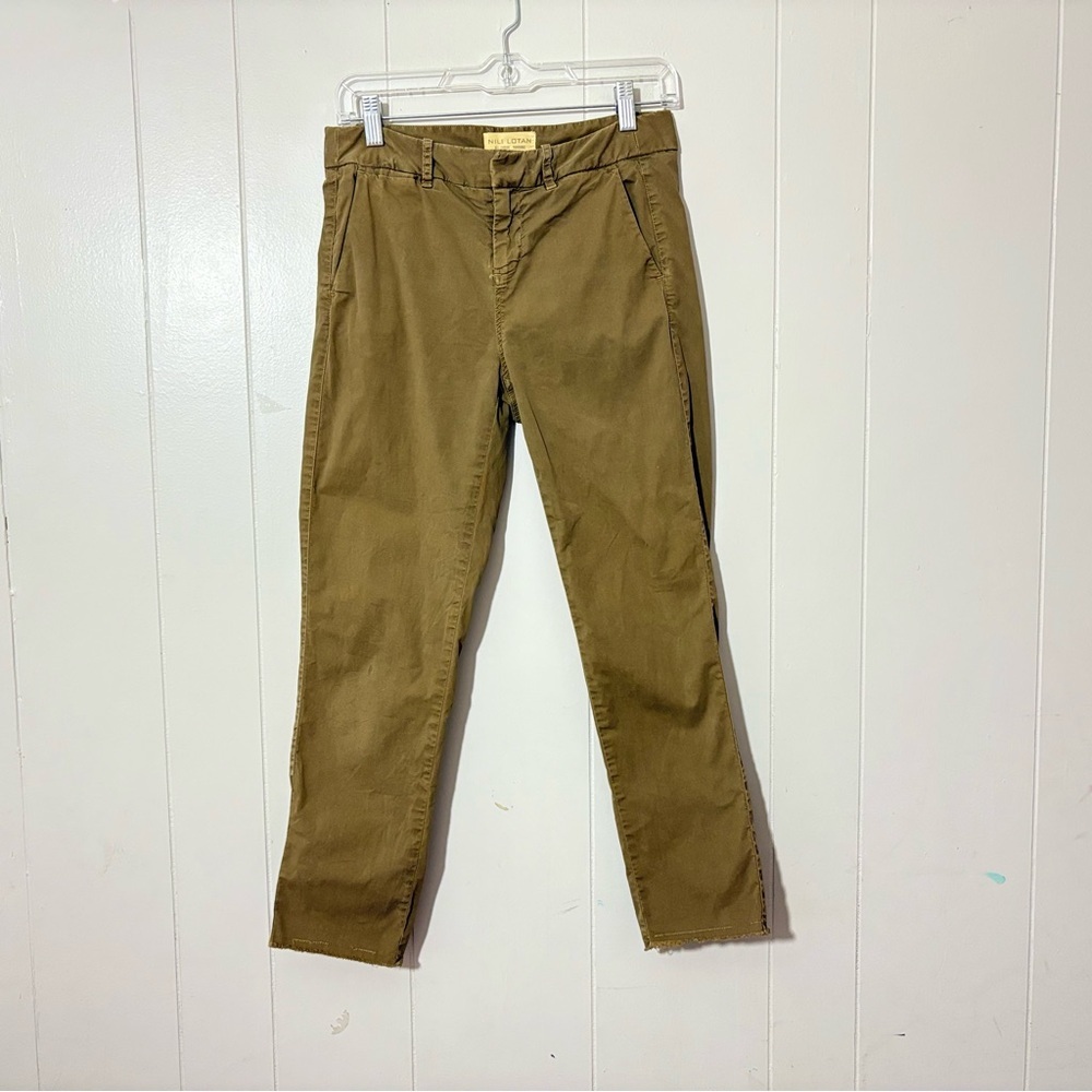 Nili Lotan East Hampton Pants Tan Brown Trousers 2609988  Size 0